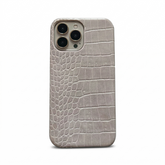 Crocodile Texture iPhone Case Slim Stylish Protective Cover