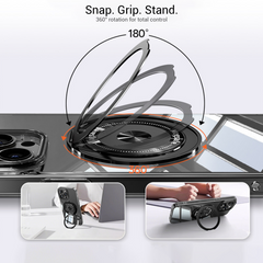360° Magnetic Ring Stand – Ultra Slim MagSafe Grip & Kickstand for iPhone