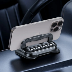Foldable Dashboard Phone Mount with Parking Number Display (360° Rotation)