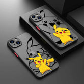 Pokemo Pikachu Cartoon Phone Case for iPhone