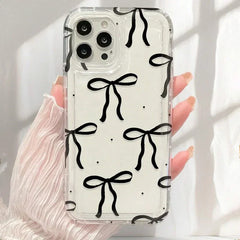 Pink Heart Bow iPhone Case