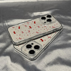 Cute Pattern Clear iPhone Case