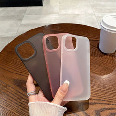 Soft Matte Transparent Silicone Case