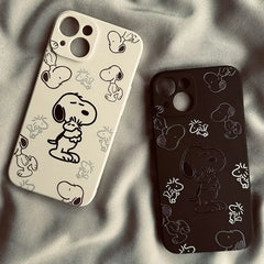 Snoopy Puppy Cartoon Phone Case for iPhone