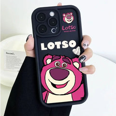 Lotso Pink Bear Clear Phone Case