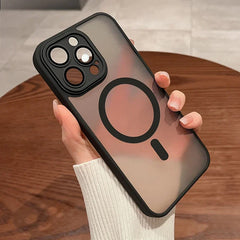 Matte Magnetic Armor Case for iPhone