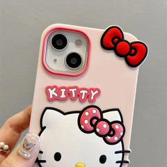 3D Hello Kitty Heart Case for iPhone