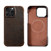 Vintage Leather MagSafe Case for iPhone