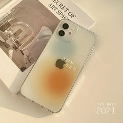 Sunset Gradient Art Phone Case
