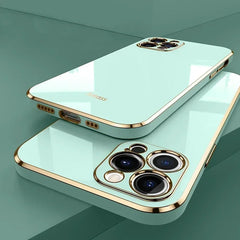 Plating Silicone Case for iPhone