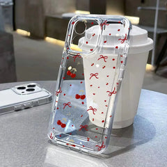 Transparent Floral Phone Case for iPhone