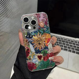 Planet Fruit Pattern iPhone Case – Full Coverage Feather Texture & Anti-Fingerprint Cover for iPhone