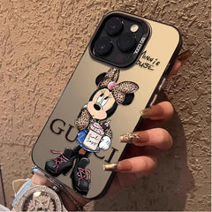 Leopard Print Minnie Matte iPhone Case
