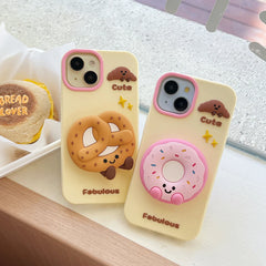 Donut Cookies Silicone Phone Case