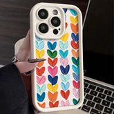 Rainbow Love Heart Phone Case for iPhone