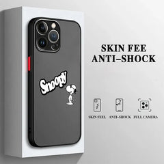 Snoopy Astronaut Cartoon Phone Case for iPhone