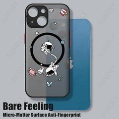 Astronaut Magnetic Space Phone Case for iPhone