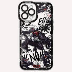 Marvel Venom Spiderman Clear iPhone Case