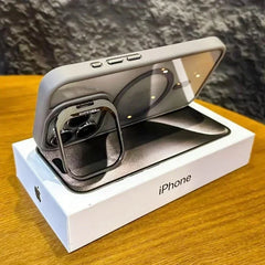Transparent Magnetic Stand Phone Case