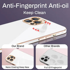 Plating Silicone Case for iPhone