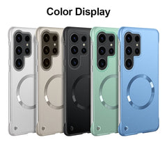 Ultra-Thin Metallic Paint Magnetic Case for Samsung Galaxy  Magsafe -Compatible Matte Cooling Armor
