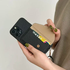 Crossbody Leather Wallet Phone Case