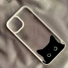 Black Cat Clear Case for iPhone