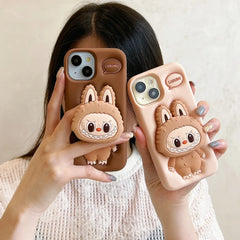3D Labubu Cartoon Case for iPhone