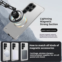 Ultra-Thin Metallic Paint Magnetic Case for Samsung Galaxy  Magsafe -Compatible Matte Cooling Armor