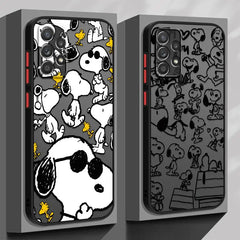 Snoopy Astronaut Cartoon Case for Samsung Galaxy