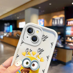 Cute Minions Cartoon iPhone Case