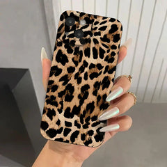 Leopard Print Soft Silicone Phone Case