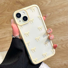 Bowknot Clear Candy iPhone Case