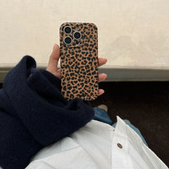 Retro Leopard Print Phone Case