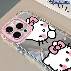 Hello Kitty Stripe Mirror Phone Case