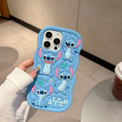 3D Lilo Stitch Silicone Phone Case