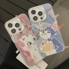 Tom & Mary Cat Couple iPhone Case