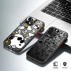 Snoopy Astronaut Cartoon Phone Case for iPhone