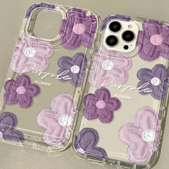 Purple Floral Phone Case