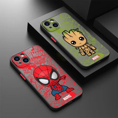 Marvel Spider-Man & Groot Clear Case for iPhone