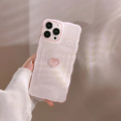 Cute 3D Crystal Bow Heart Case for iPhone