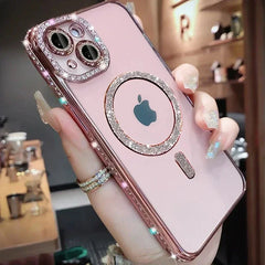 Clear Bling Crystal Phone Case with Magsafe