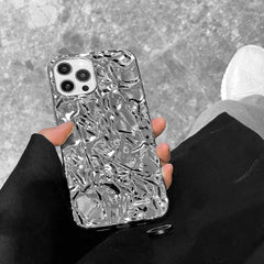 Silver Tin Paper Phone Case