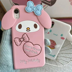 3D My Melody Silicone Case for iPhone