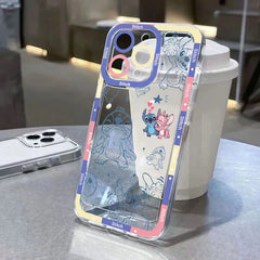 Korean Cartoon Stitch & Angel Phone Case