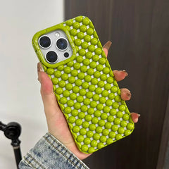Green Pearl Hollow TPU Phone Case