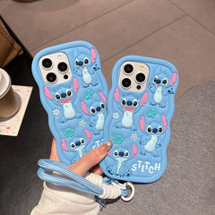 3D Lilo Stitch Silicone Phone Case
