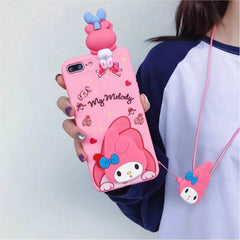 3D Hello Kitty Melody Silicone Phone Case