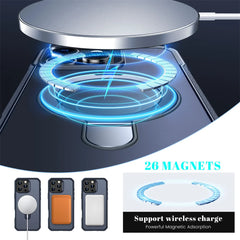 MagSafe Ring Stand Case for iPhone (360° Foldable Kickstand + Grip)