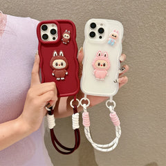 Cartoon Animal Phone Case with Strap